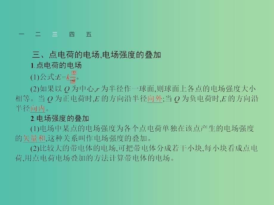 高中物理 1.3 电场强度课件 新人教版选修3-1.ppt_第5页