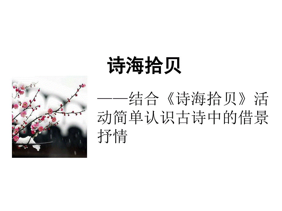 《诗海拾贝》_第1页