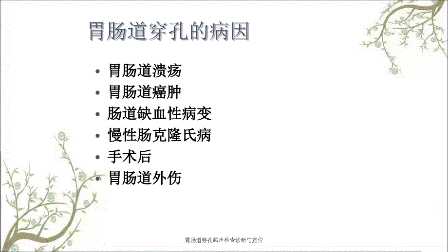 胃肠道穿孔超声检查诊断与定位_第4页