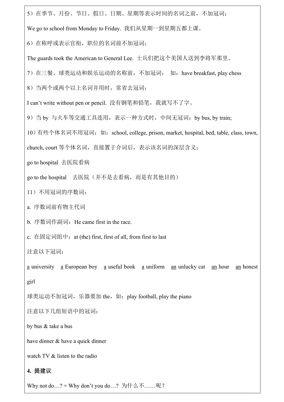 初一英语上海牛津版Unit1语法总结复习_第3页