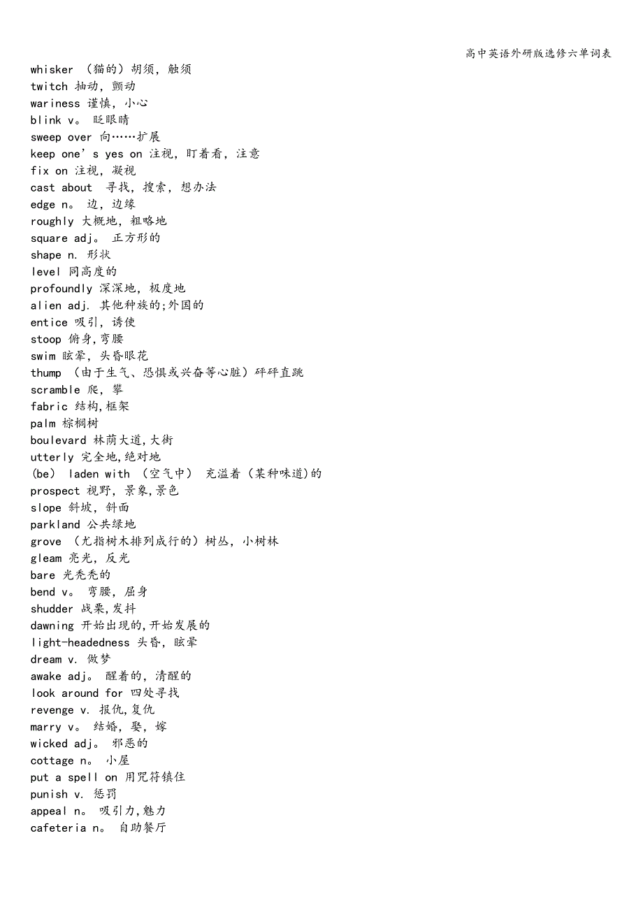 高中英语外研版选修六单词表.doc_第4页