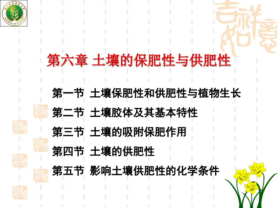 土壤肥料学第六章_第1页