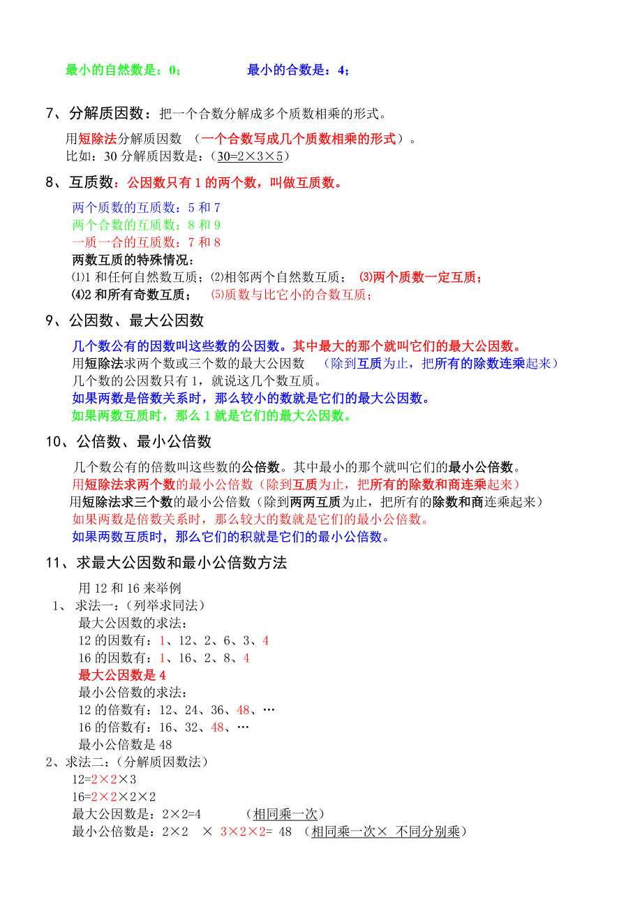 最新人教版小学数学五年级下册知识点归纳总结_第3页