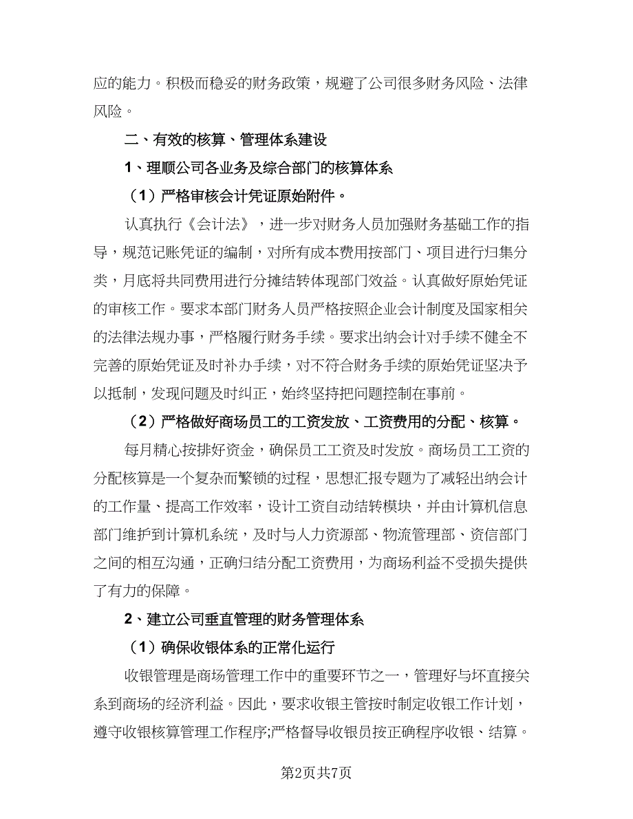 2023年财务年终个人总结模板（二篇）_第2页