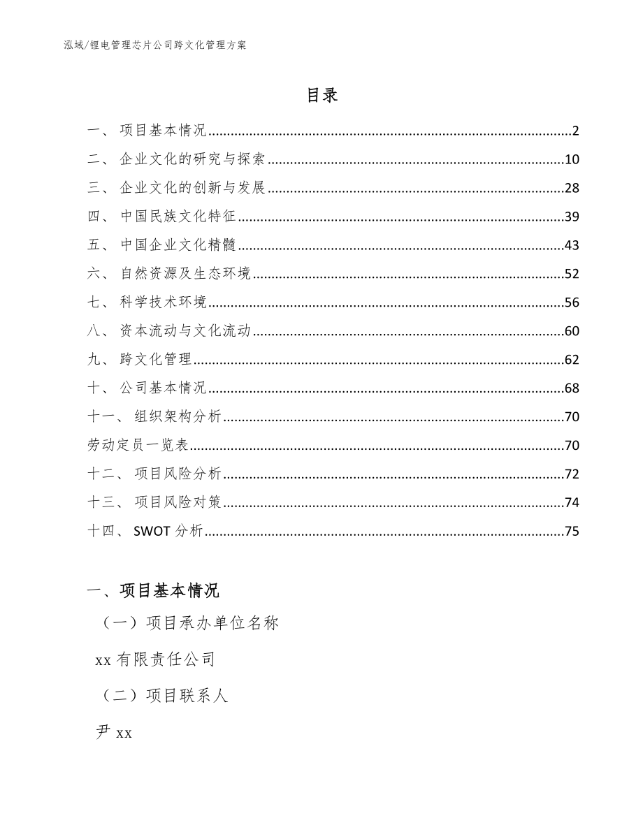 锂电管理芯片公司跨文化管理方案（参考）_第2页