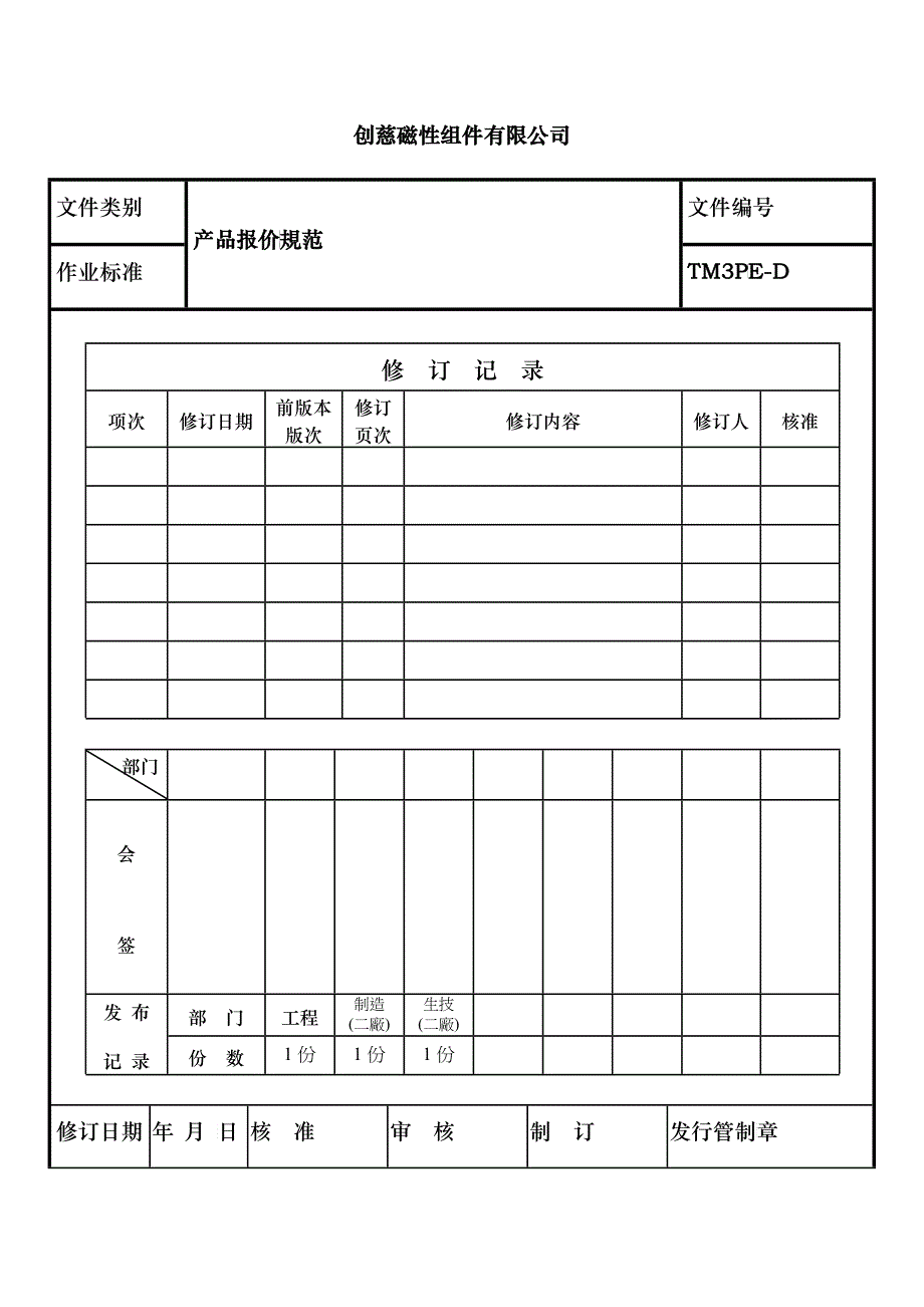 产品报价规范_第1页