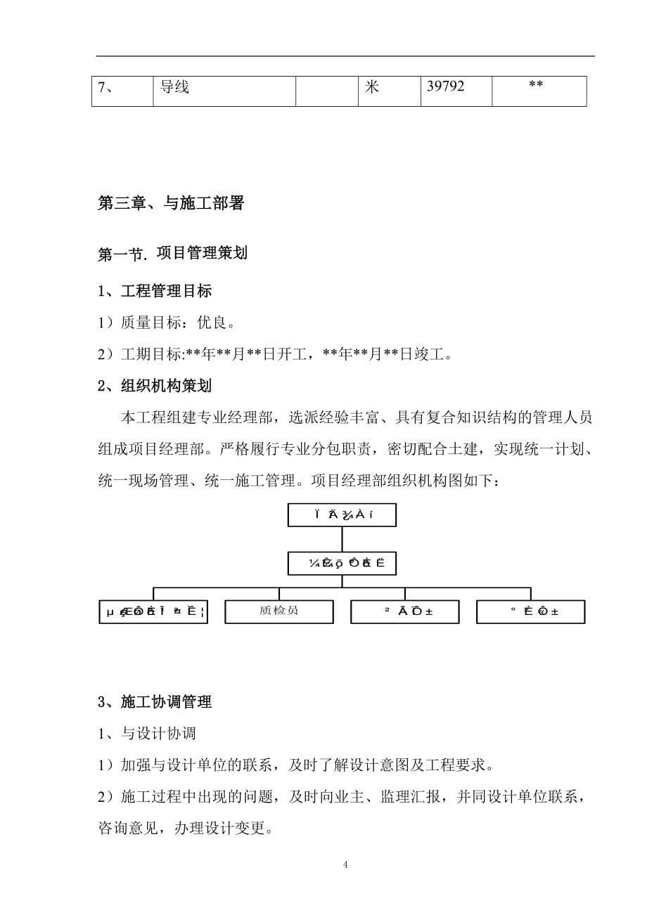 北京某休闲中心电气施工组织设计_第5页
