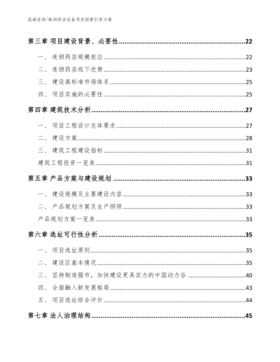 株洲药店设备项目招商引资方案_第4页