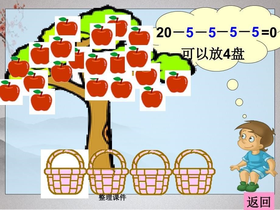 北师大版二年级数学下册分苹果_第5页