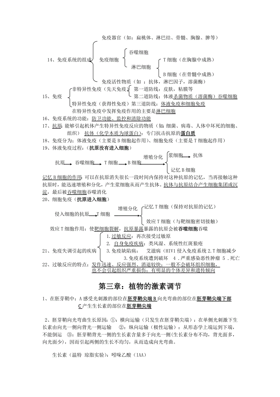 高考生物必修3知识点总结(已做最佳处理).doc_第3页