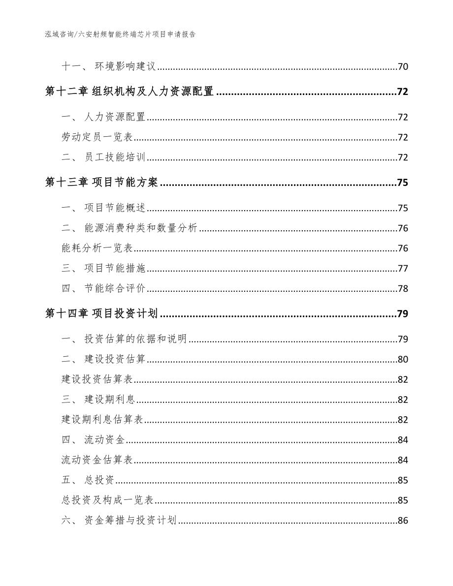 六安射频智能终端芯片项目申请报告【模板范本】_第4页