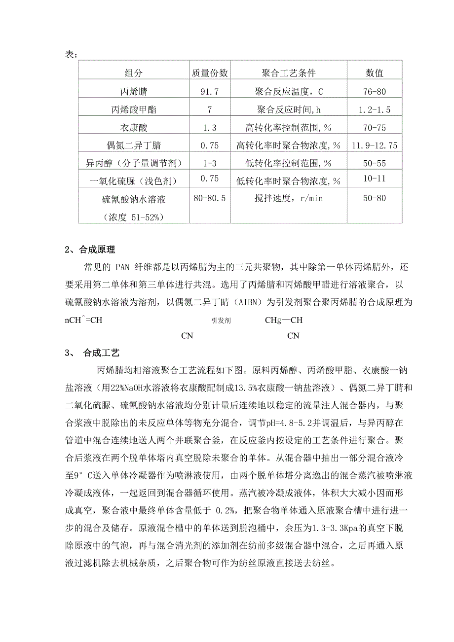 聚丙烯腈生产工艺的对比与评述_第2页