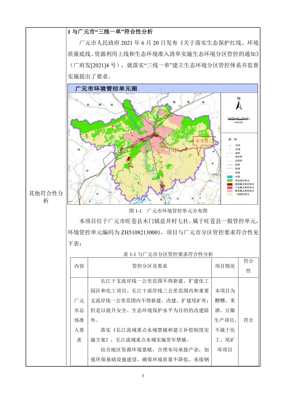 旺苍县木门醪糟有限公司醪糟、米酒、豆瓣酱生产项目环评报告.doc_第3页