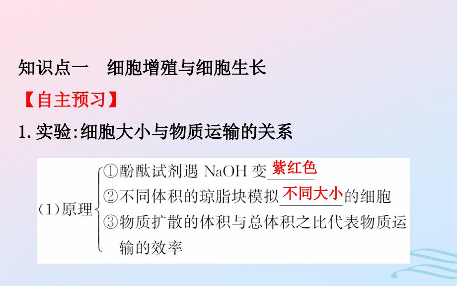 生物 第六章 细胞的生命历程 第一节 细胞的增殖 6.1 新人教版必修1_第3页