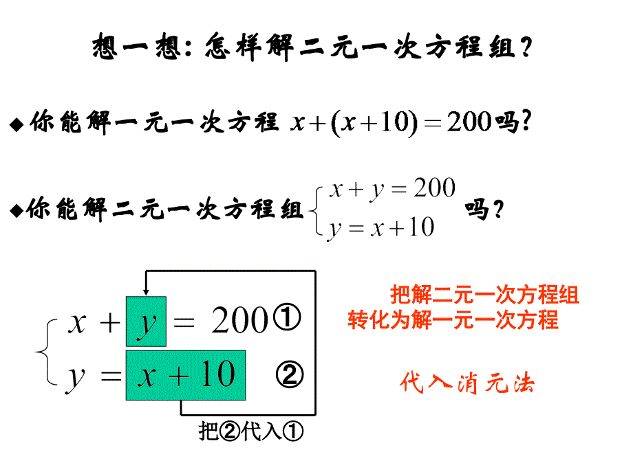 浙教版数学七年级下册2.3解二元一次方程组共16张PPT2_第4页