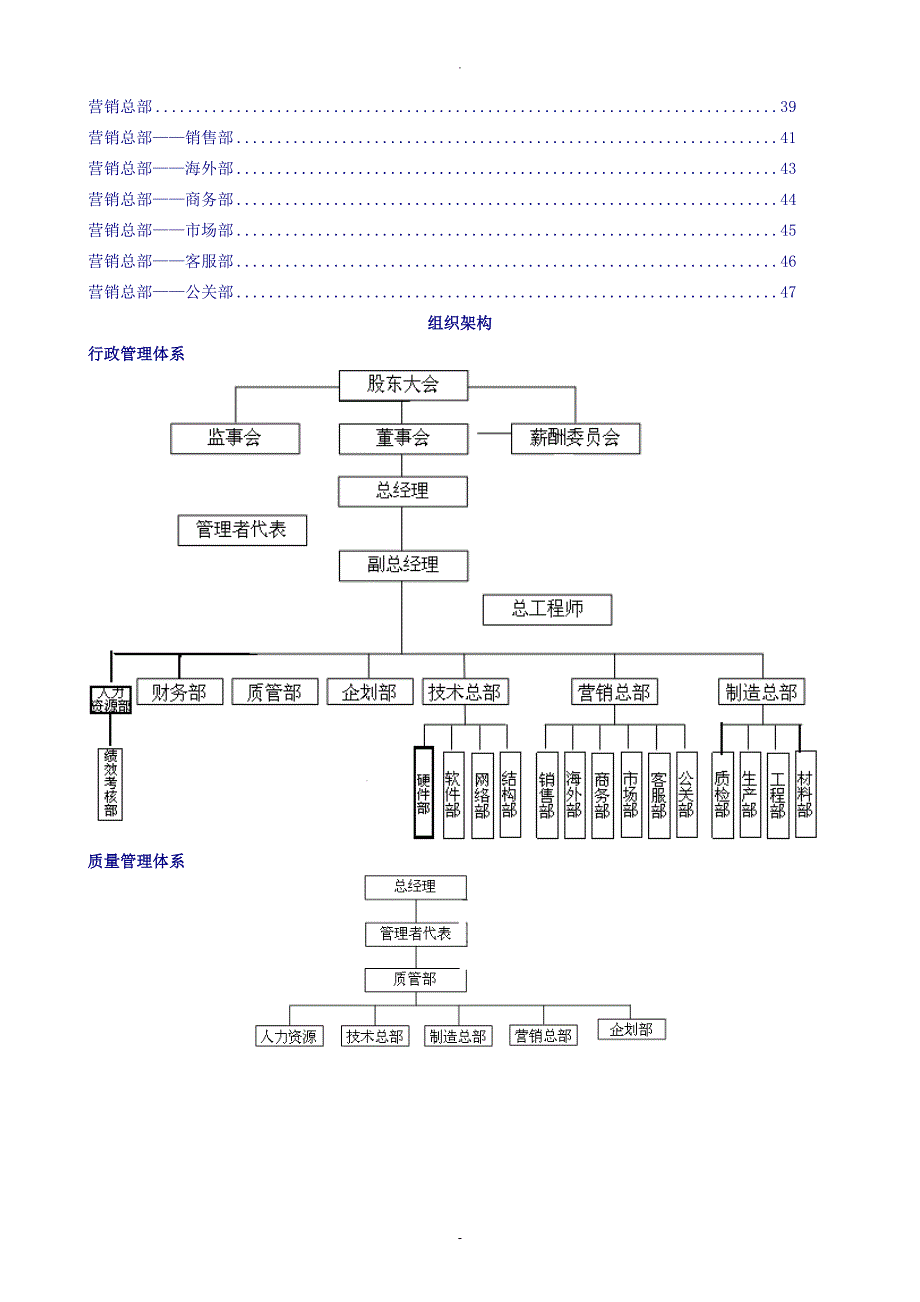 公司组织架构及部门职责__第2页