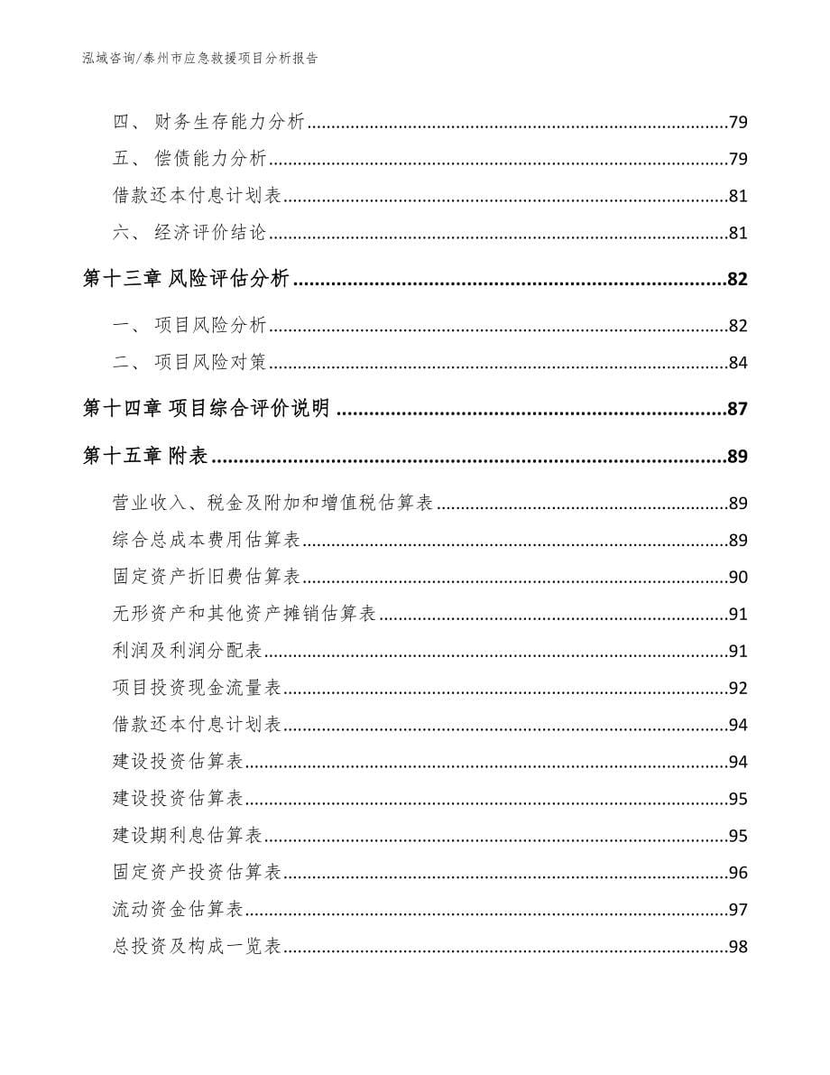 泰州市应急救援项目分析报告_模板_第5页