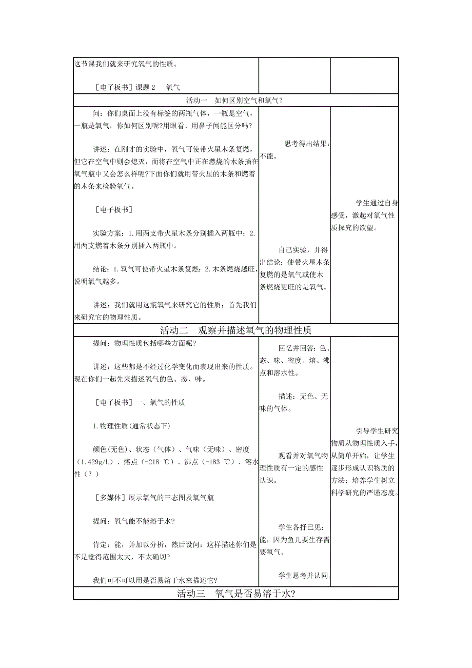 课题2氧气教学设计_第3页