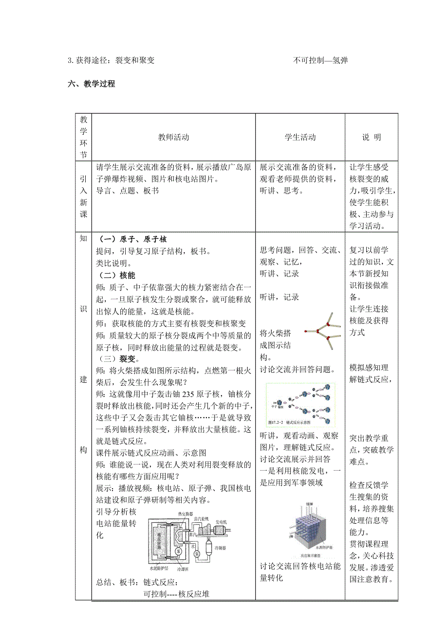 新苏科版九年级物理下册十八章.能源与可持续发展二核能教案11_第2页