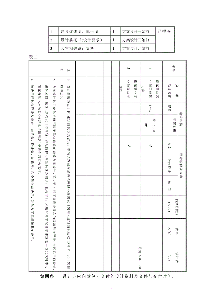 徽派文化商业街设计合同签订版本1111233232_第2页