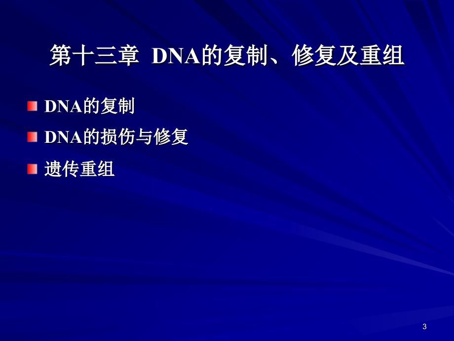 生物化学中英双语版课件13dna的复制修复及重组_第3页