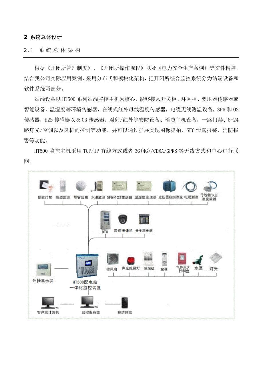 配电房开闭所物联网综合监控系统_第5页