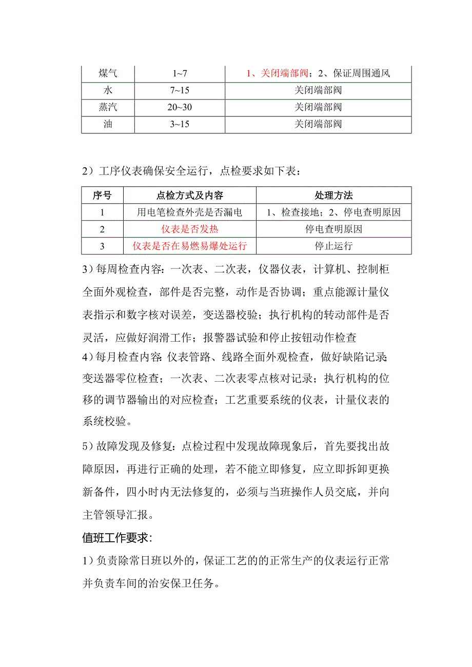 仪表维修工岗位作业指导书_第3页