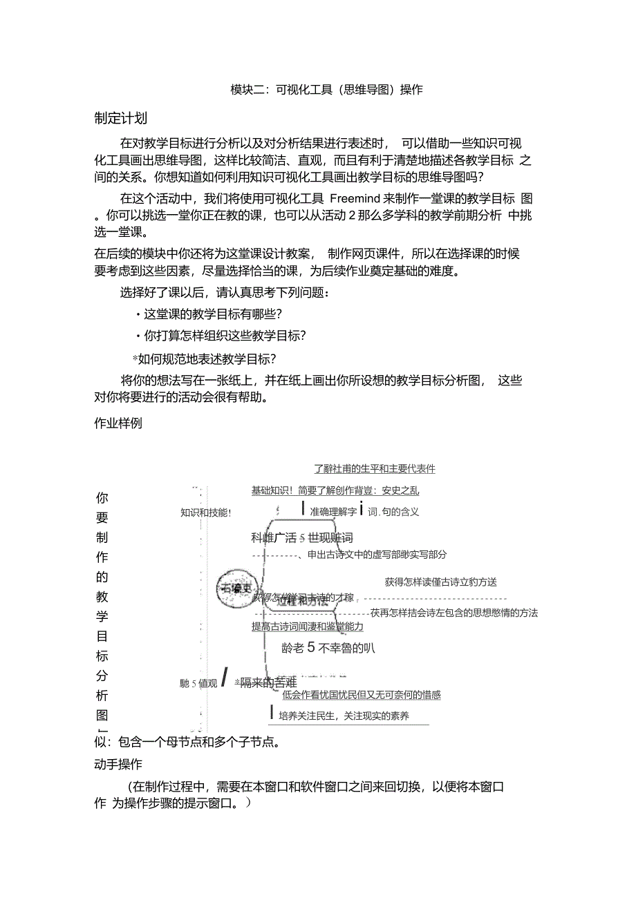 模块二可视化工具思维导图_第1页