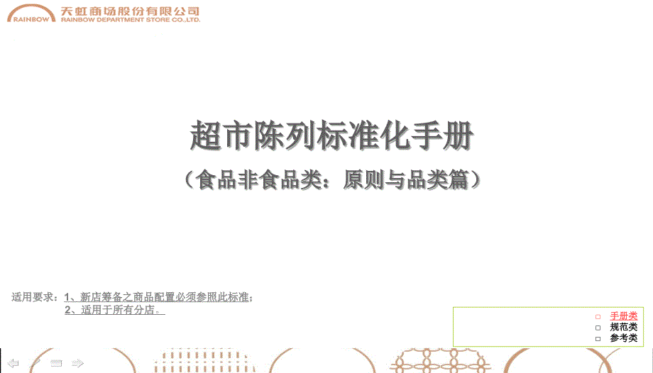 超市陈列标准化上手册－原则与品类篇_第1页