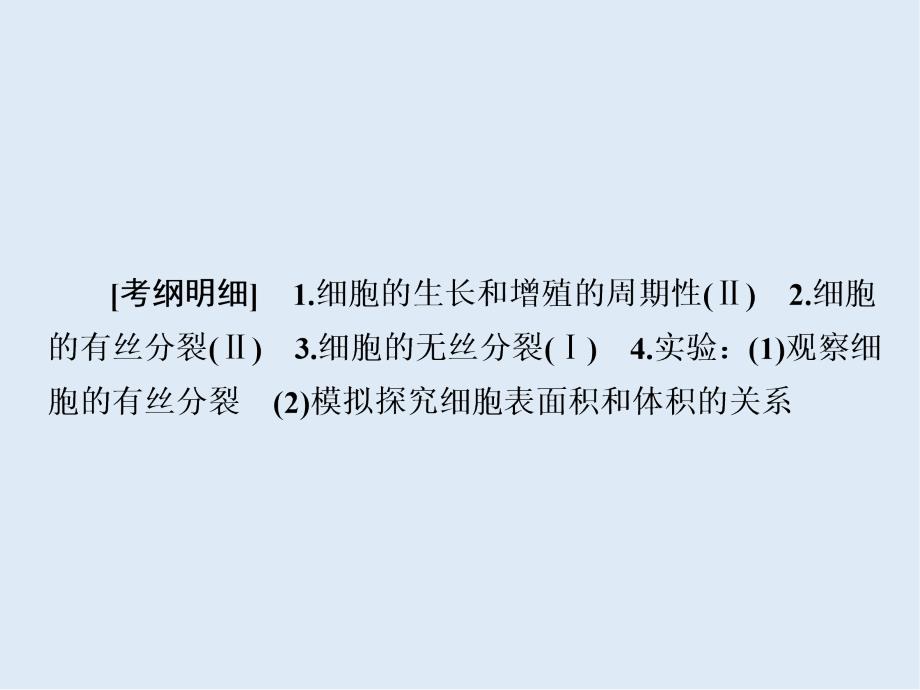 版高考生物高分计划一轮课件：第11讲　细胞的有丝分裂 11_第2页