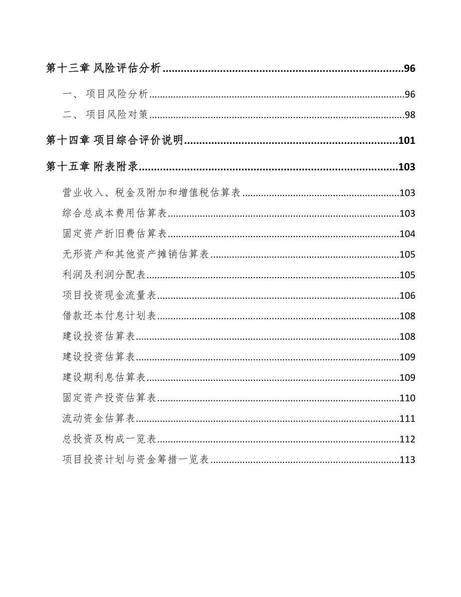 扬州食品加工机项目可行性研究报告_第5页