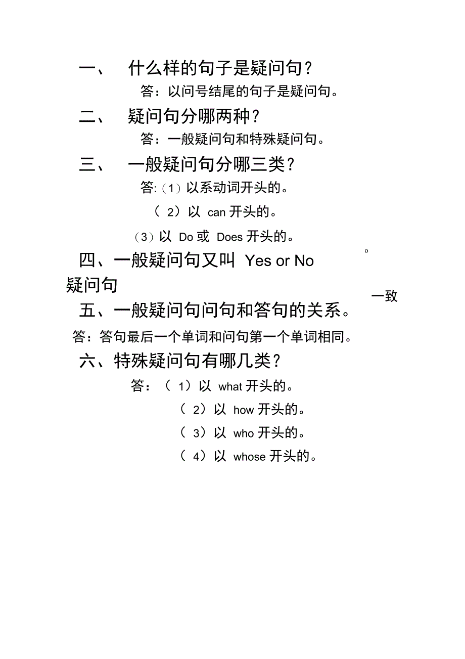 疑问句相关知识_第1页