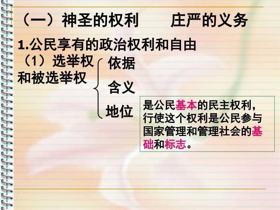 .政治权利和义务参与政治生活的准则_第5页