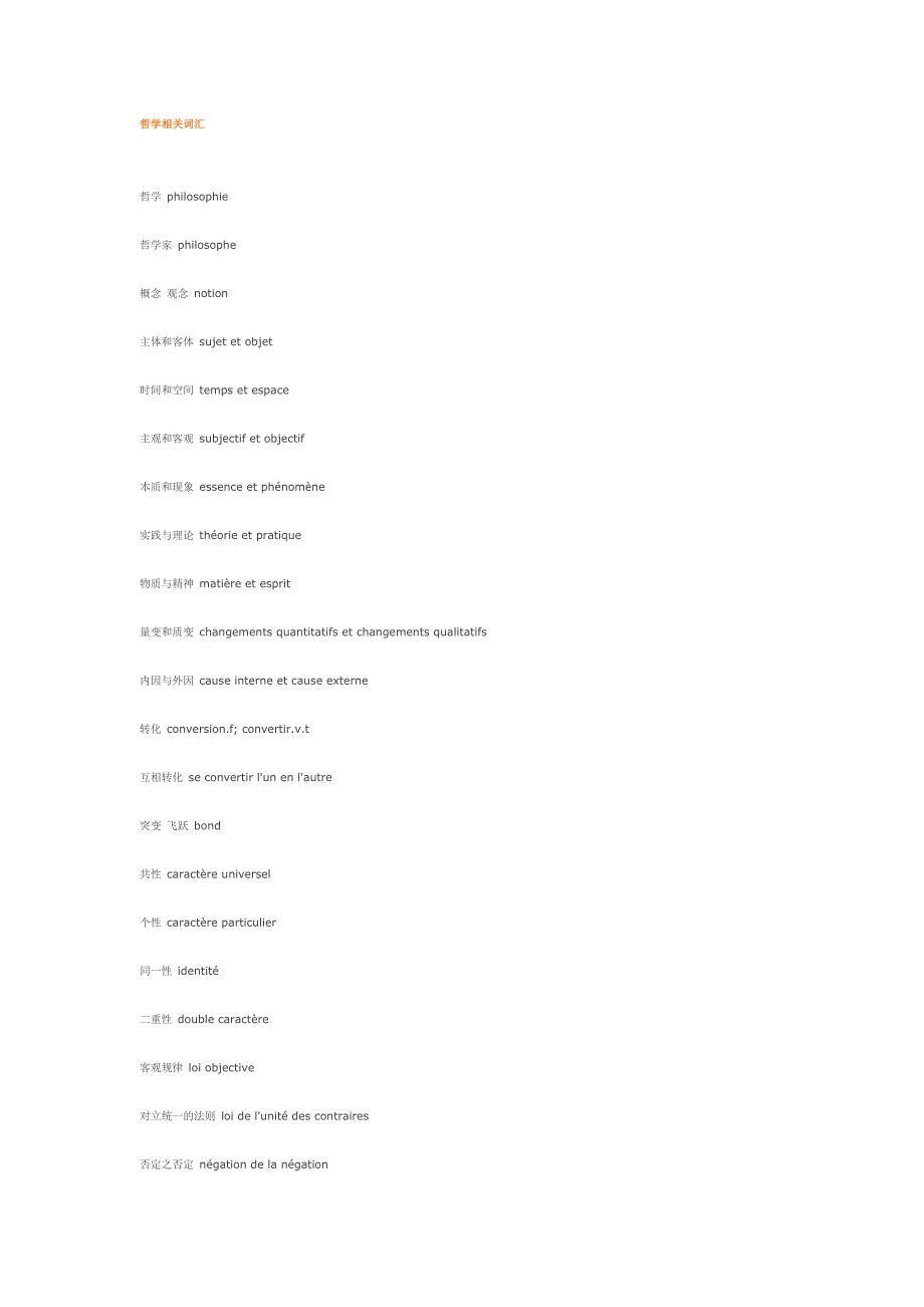 哲学相关词汇.doc_第1页