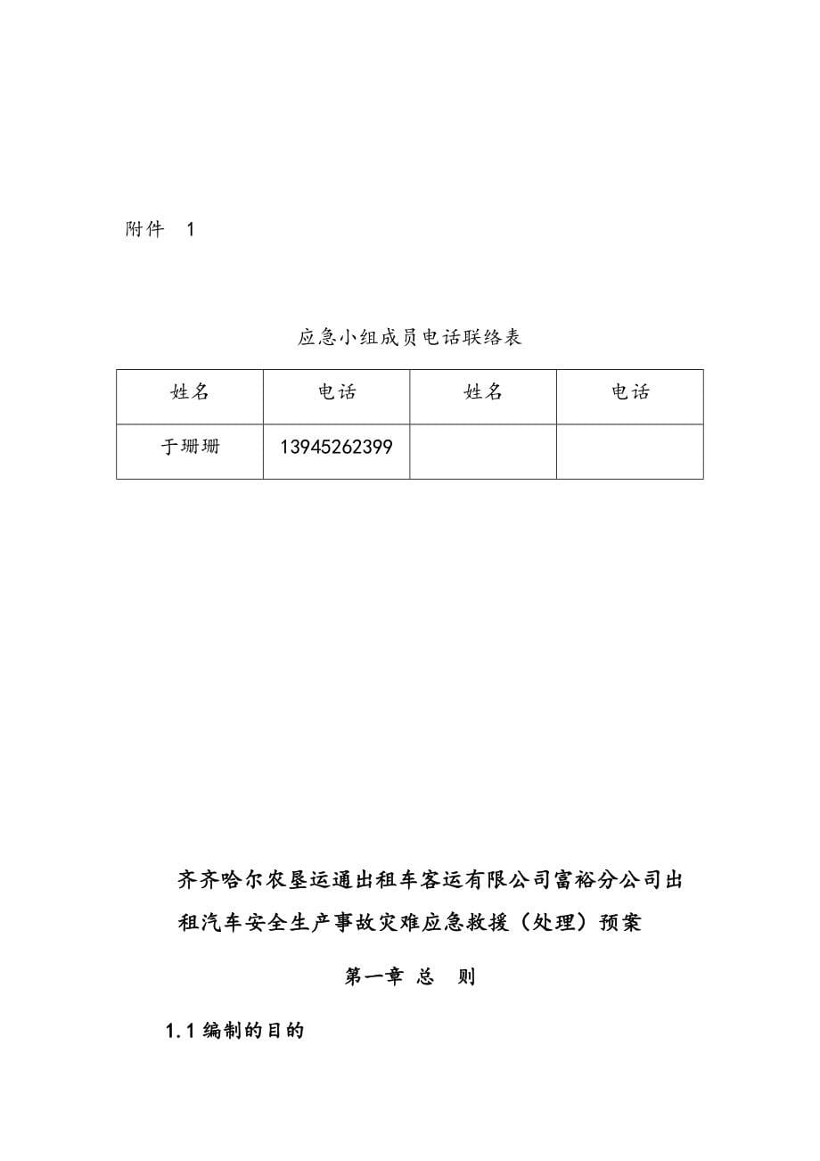 出租车应急预案详细完整版.docx_第5页