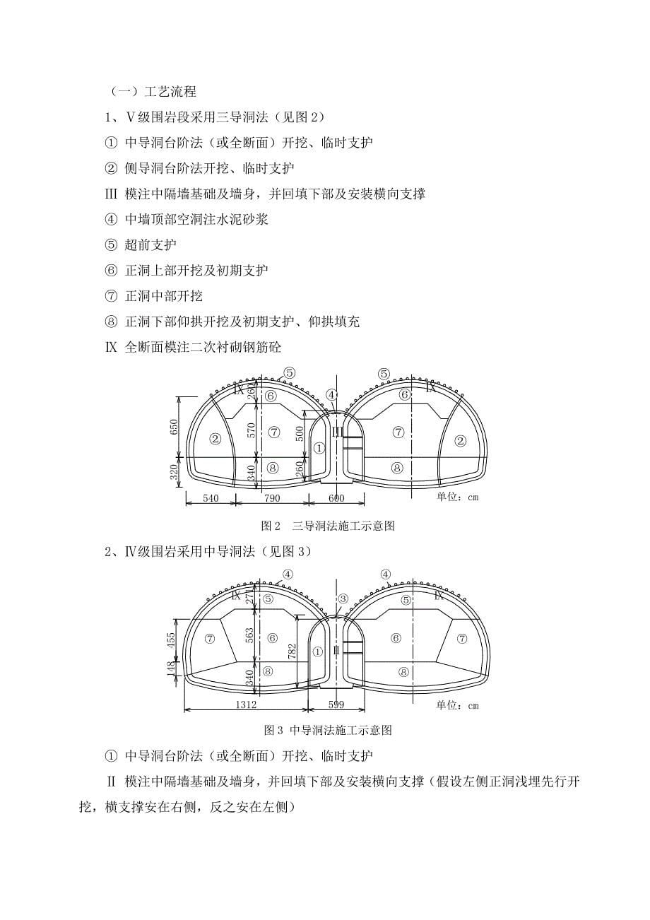 六车道大跨浅埋双联拱隧道施工工法84123_第5页