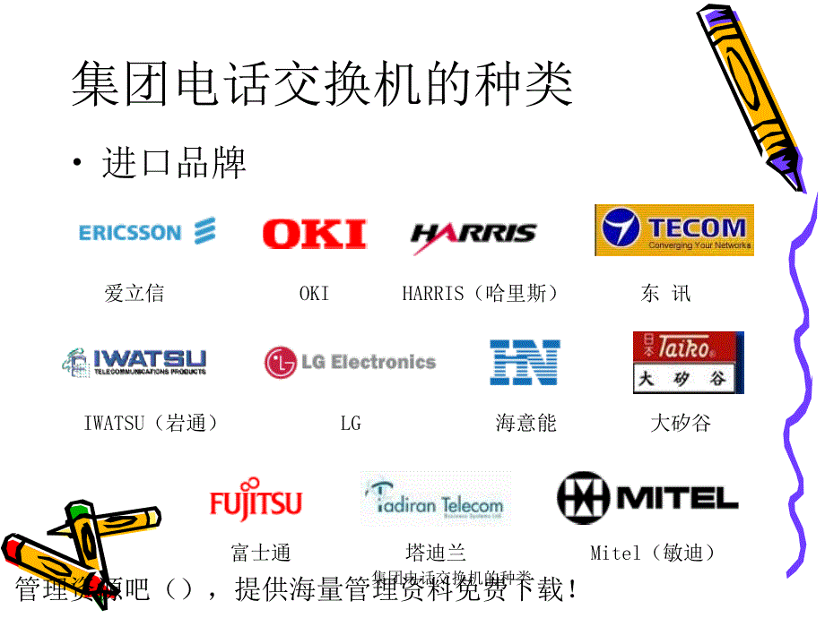 集团电话交换机的种类课件_第3页