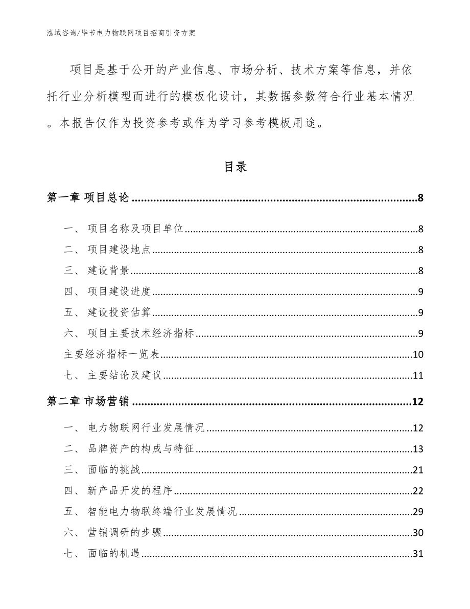 毕节电力物联网项目招商引资方案_第3页