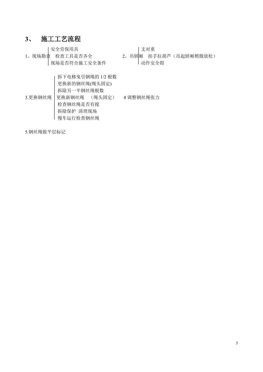 电梯维修改造施工方案(大修)_第5页