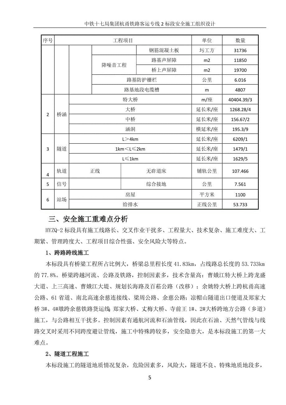 新建杭州至宁波铁路客运专线2标段安全施工组织设计_第5页