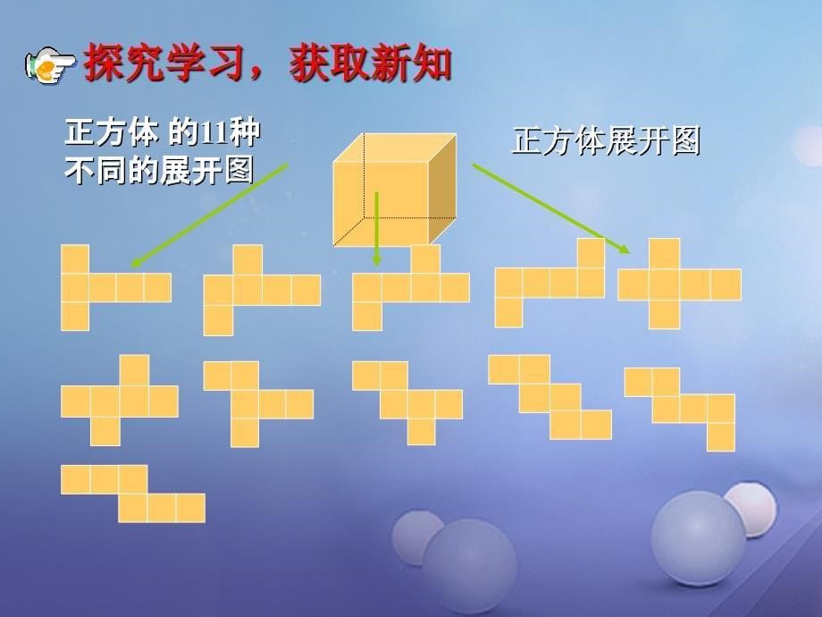 七年级数学上册1.2.1展开与折叠课件新版北师大版_第5页