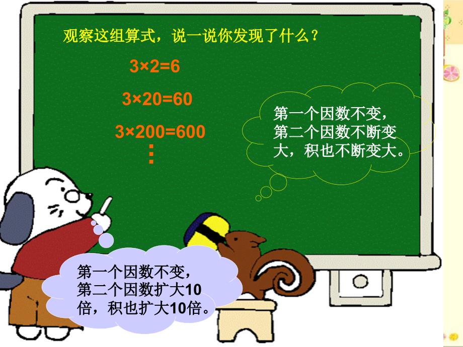 人教新课标数学四年级上册积的变化规律与估计PPT课件_第4页