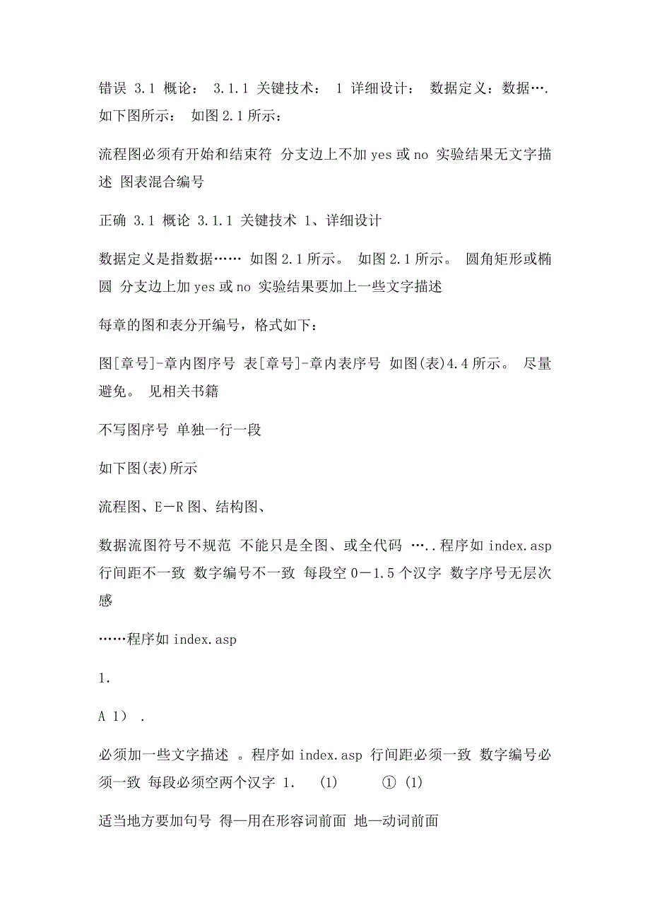 毕业设计说明书的书写格式及注意事项等_第2页