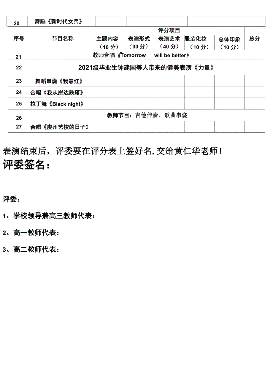 年会节目评分表_第4页