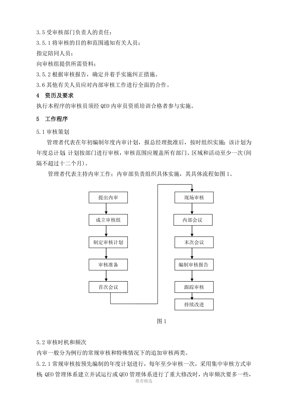 QEO内审控制程序Word版_第3页