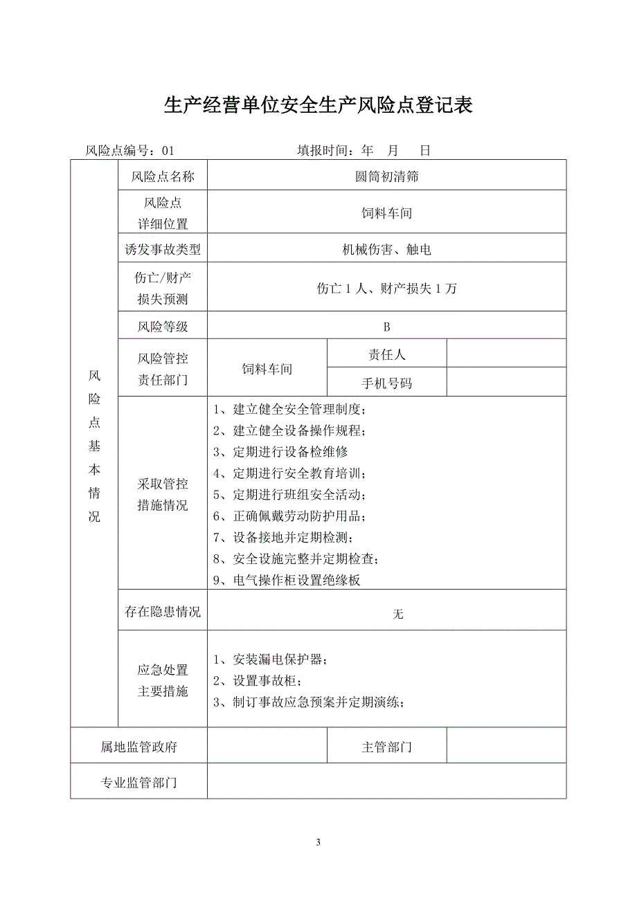 风险点名册实例_第3页