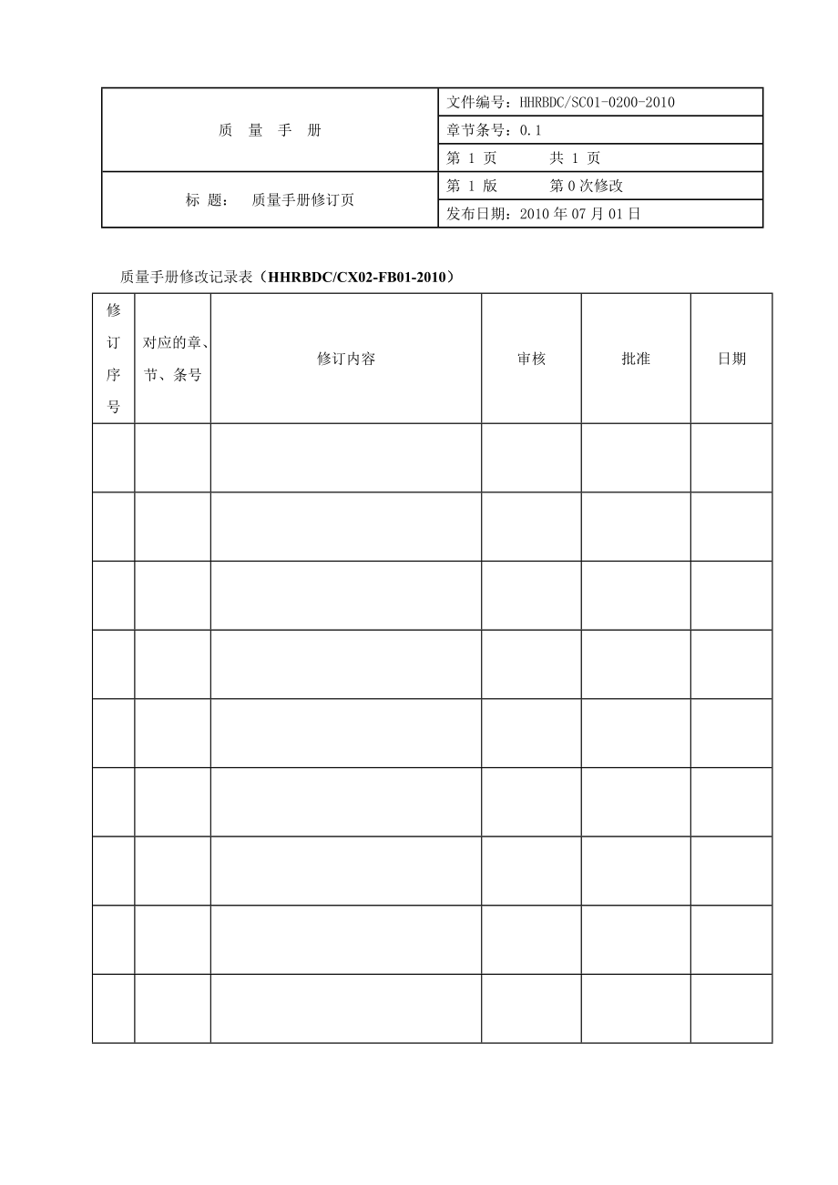 检测实验室质量手册_第2页