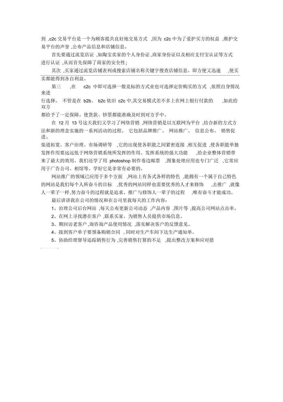 电子商务实习报告5000字_第2页