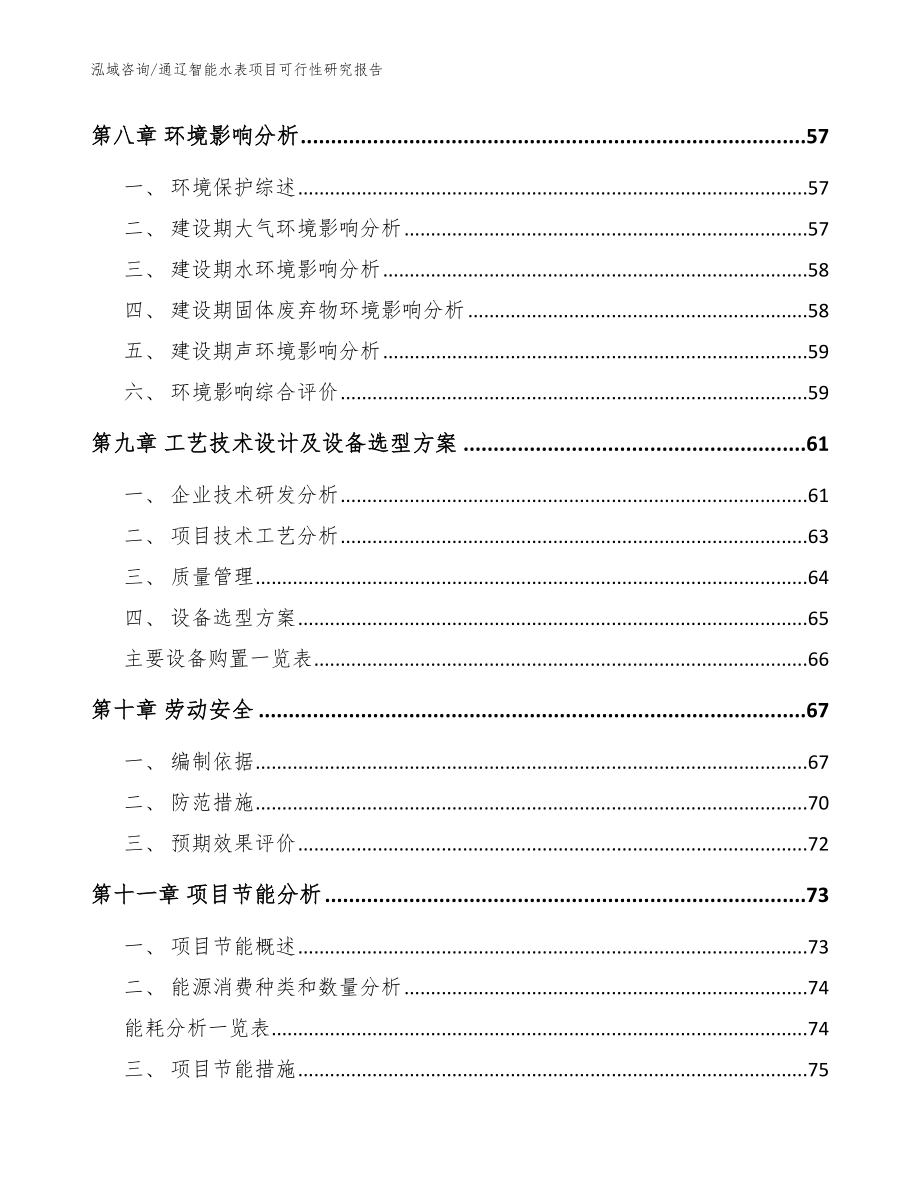 通辽智能水表项目可行性研究报告【范文模板】_第3页