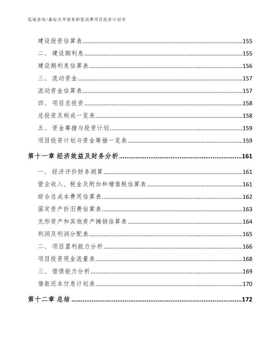 嘉峪关市培育新型消费项目投资计划书_第5页